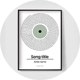 Personalised Music Posters
