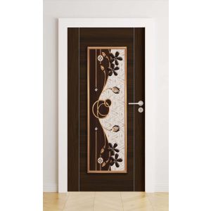 Door stickers - Floral Design / Peel and Stick
