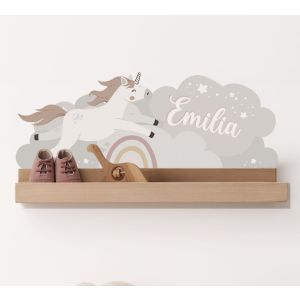 Self-Adhesive Sticker – Ikea Picture Ledge, Shelf Decal / Unicorn Design