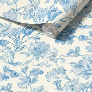 Blue Floral Contact Paper