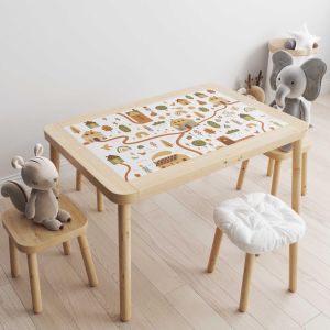 Self-Adhesive Sticker – Flisat Table Decal / Garden Village