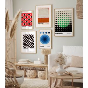 Poster - Bauhaus Abstract Art / Set of 5
