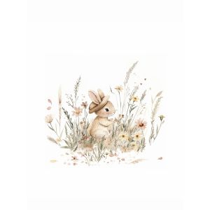 Poster - Bunny in Meadow