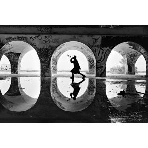 Poster - Jazz Music Silhouette