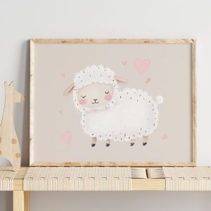 Poster - Cute Lamb Design