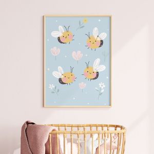 Poster - Cute Bees