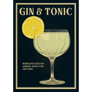 Poster - Gin & Tonic