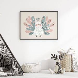 Poster - Whimsical Peacock