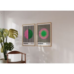 Poster - Bauhaus Abstract Art / Set of 2