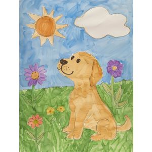 Poster - Puppy in Sunshine