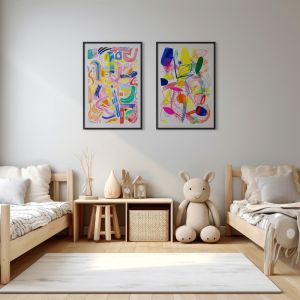 Poster - Abstract Art / Set of 2