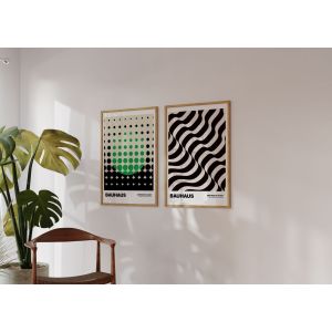 Poster - Bauhaus Abstract Art / Set of 2