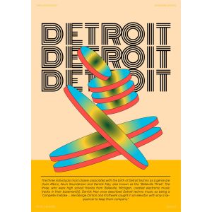 Poster - Detroit Techno Artwork