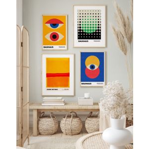 Poster - Bauhaus Abstract Art / Set of 4