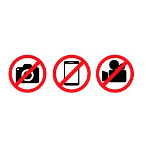 Sticker - No Photography or Recording