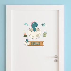 Door Sticker - Dinosaur Egg Design